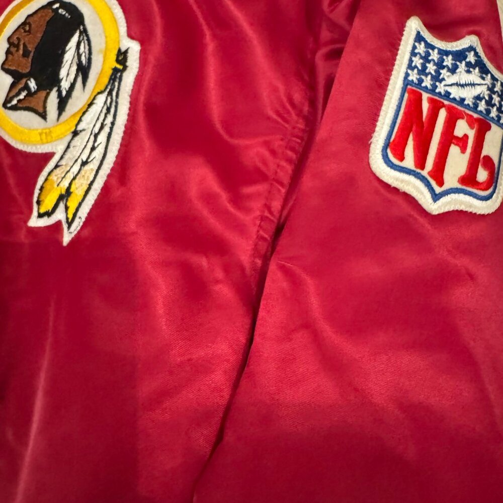 Starter Washington Redskins Vintage Satin Jacket XL - Picture 2 of 6